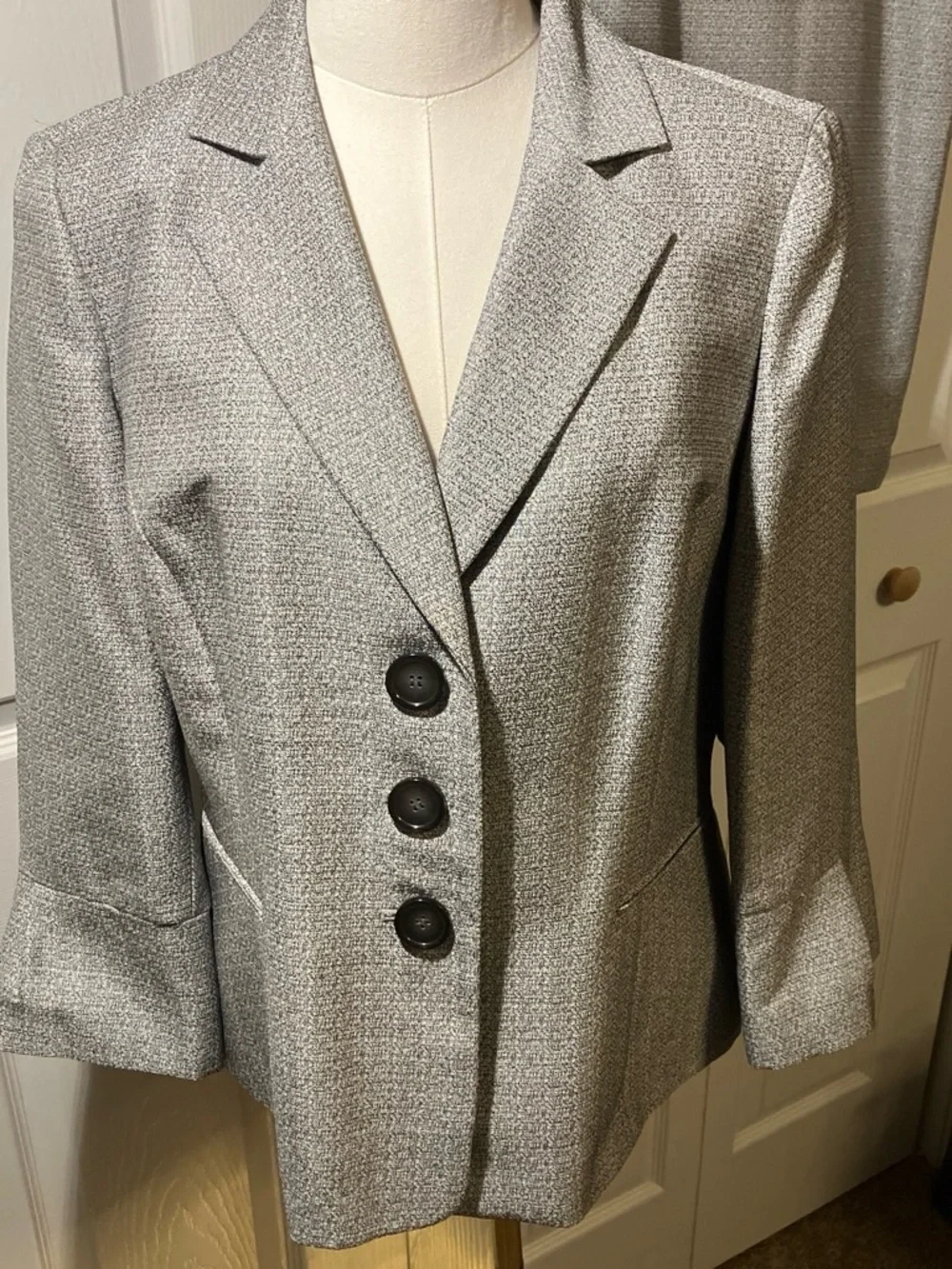 Le Suit structured tweed